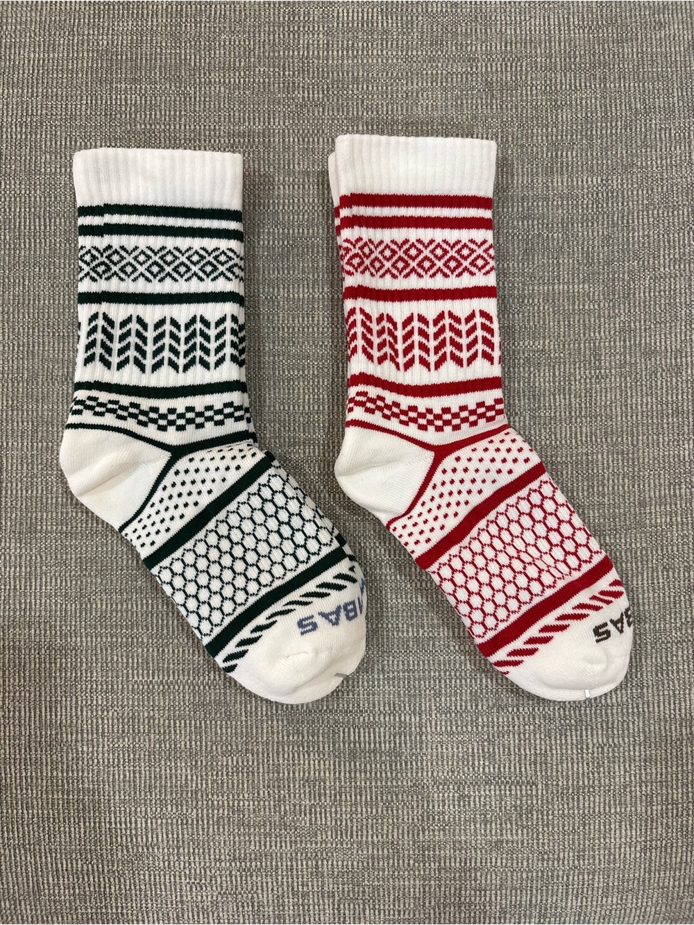 Bombas Christmas bundle women socks red and green